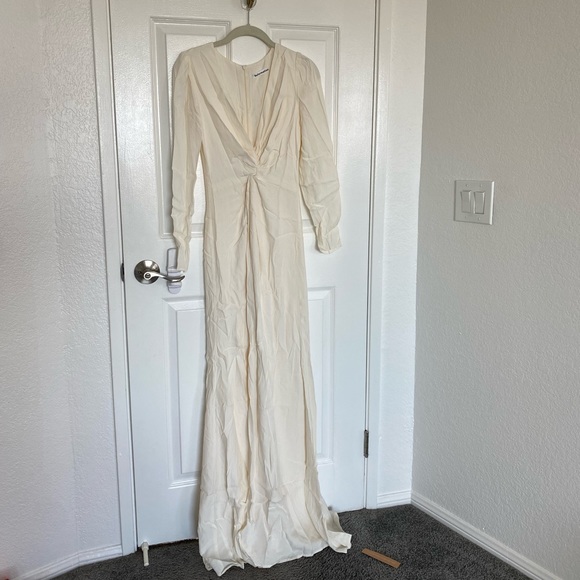 Reformation Gatsby Bridal Wedding Dress Size 0 NWT - Picture 6 of 9